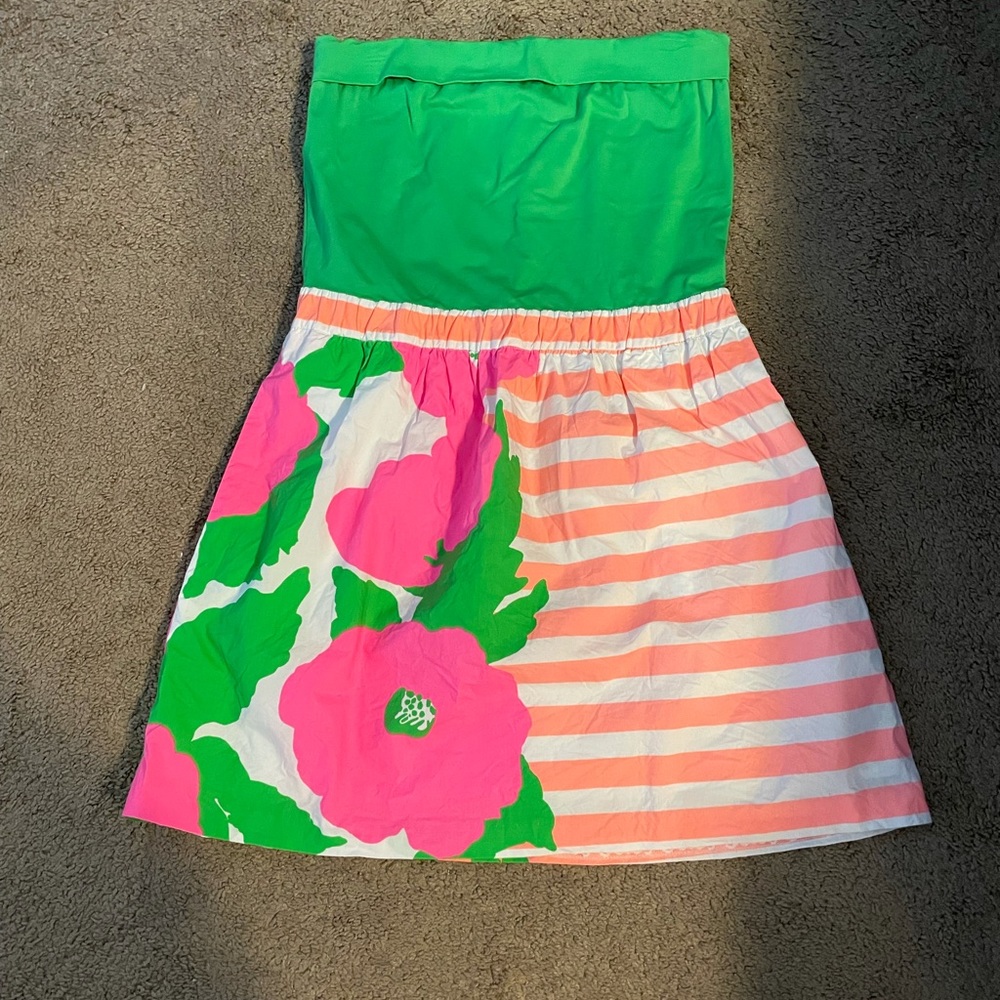 Unique Lilly Pulitzer Strapless Dress